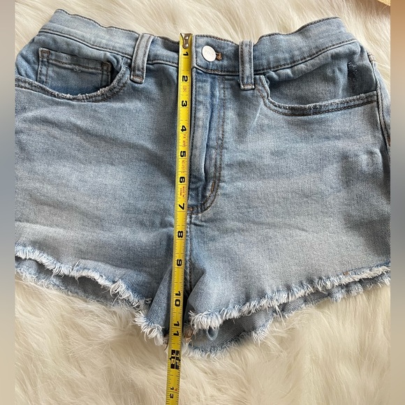 Cut-off Jean Shorts Victoria Secret PINK high waisted - Picture 4 of 8